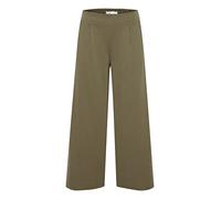 ICHI Women's IHKATE SUS Wide PA Casual Pants, 190510/Kalamata, L