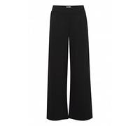 ICHI Women's IHKATE SUS Wide PA2 Casual Trousers, 194008/Black, L