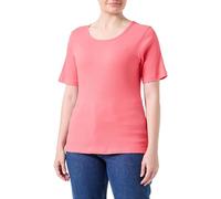 ICHI Women's Ihpalmer Rib Ss T-Shirt, 171744/Calypso Coral, M