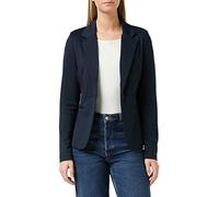ICHI Women's KATE BL Blazer, Blue - Blau (Total Eclipse Melange 14044), 12 (Manufacturer Size: L)