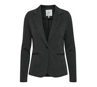 ICHI Women's KATE BL Long Sleeve Blazer, Grau (Dark Grey Melange 10021), 12 (Manufacturer Size: L)