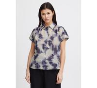ICHI Womens Tie Dye All-Over Print Emmeretta Shirt