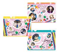 Ichiban Kuji Kyun Chara N World Idol Master Award F Clear File [set of 3] [Ganaha sound / Futami Ami and Mami / Minase Iori and Yayoi Takatsuki] (japan import)