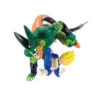 ICHIBANSHO FIGURE - Dragon Ball Z - Vegeta vs Cell (Dragon History II) Revible Moment Collectible Statue