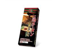 Ichiran Hakata straight noodle Kamadare, 2 MEALS included, premium tonkotsu soup Ramen avec special secret red Ichiran dry sauce - 2 meals