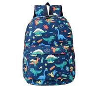 ICHOWHO Kids Backpack, Toddler Backpack Kindergarten Boy, Dinosaur School Backpacks, Kids Hiking Backpacks, Kindergarten Canvas Holiday Travel School Bag Outdoor for 3-6 Years Old