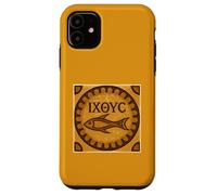 Ichthys Fish Symbol Early Christian Emblem for Jesus Christ Case for iPhone 11