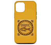 Ichthys Fish Symbol Early Christian Emblem for Jesus Christ Case for iPhone 12/12 Pro