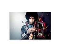 ICHU Jimi Hendrix Art Poster Decorative Painting Canvas Wall Posters And Art Picture Print Modern Family Bedroom Decor Posters 08x12inch(20x30cm)