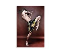 ICHU Muay Thai Fighter Poster Decorative Painting Canvas Wall Posters And Art Picture Print Modern Family Bedroom Decor Posters 20x30inch(50x75cm)