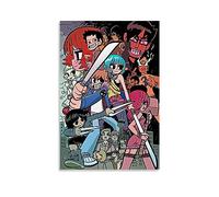 ICHU Scott Pilgrim Vs The World Anime Poster Decorative Painting Canvas Wall Posters And Art Picture Print Modern Family Bedroom Decor Posters 12x18inch(30x45cm)