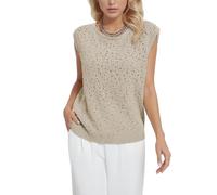 iChunhua Womens Cap Sleeve T Shirts Lovely Sommer Vest Sweater Long Tee Shirts Khaki L