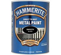 ICI 5084867 5L Hammerite Smooth Metal Paint - Black