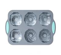 Icicle Mold in Shape of a Wreath - Chocolate Mold Utensils | Holiday Freezer Mold for Making Ice Cubes - For Use in Home Bar and, For Whiskey, Cocktails, Drinks, Drinks and Coffee