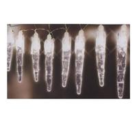 Icicle String Lights 10 Mini Lights Winter Christmas Snow Ice Decoration