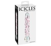 Icicles No 7 Textured Glass Dildo