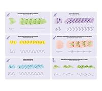 Icing Piping Nozzles Practice Drawings, Cake Pastry Beginner Practice Paper Fondant Decorating Including 23 Popular Patterns