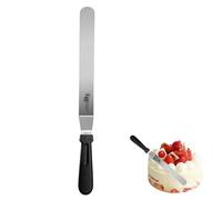 Icing Spatula, Professional Cake Angled Offset Spatula with Stainless Steel Blade - Thickened Frosting Knife with Durable Plastic Handle for Cake Decorating, Pastry & Baking Kitchen gadgets Tool