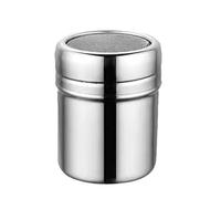 Icing Sugar Shaker with Fine Mesh,Flour Sifter,Seasoning Bottle,Flour Dredger with Holes,Sugar Shaker Salt and Pepper Shaker Stainless Steel Dredger Shaker for Salt, Cocoa, S Pices, Sugar