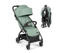 Ickle Bubba Aries Autofold Stroller - Lightweight Compact Fold Travel Pushchair, One-Hand Auto-Fold, Only 6.1kg, Birth to 22kg, Multi-Position Recline, UPF 50+ Hood (Sage Green)