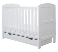 Ickle Bubba Coleby Mini Cot Bed and Drawer- White