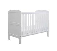 Ickle Bubba Coleby Mini Cot Bed White - Fibre Mattress