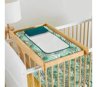 Ickle Bubba Coleby Universal Cot Top Changer - Suitable from Birth to 12 Months, Fits Most 120x60cm & 140x70cm Cots, Simple Velcro Installation, Smooth Wipe-Clean Surface (Pine)