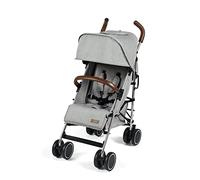Ickle Bubba Discovery Max Pushchair (Silver/Grey) - 6 Months to 22kg (Approx. 4 Years*), Lightweight & Compact Stroller, One-Hand Recline, UPF 50+ Hood, Luxury Footmuff, Cup Holder & Rain Cover
