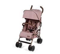 Ickle Bubba Discovery Pushchair (Dusky Pink) - 6 Months to 22kg (Approx. 4 Years*), Lightweight & Compact Stroller, One-Hand Recline, UPF 50+ Hood, Rain Cover & Large Basket