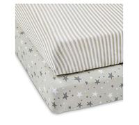Ickle Bubba Fitted Cotbed Sheets - Cosmic Aura 2 Pack