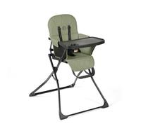 Ickle Bubba Flip Magic Fold Highchair- Suitable from Sitting Up to 15kg, 5-Point Safety Harness, Removable Tray, Quick One-Hand Fold, Compact Slimline Design for Easy Storage (Sage Green)