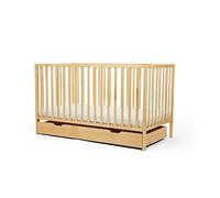 Ickle Bubba Hartley Classic Cot, Under Drawer & Fibre Mattress - Pine