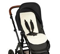 Ickle Bubba Padded Fleece Seat Liner - Universal Fit for Pushchairs & Strollers, Super-Soft Luxury Fabric, Keeps Baby Warm & Cosy, Adjustable Harness Holes, Suitable from 6 Months+