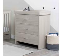 Ickle Bubba Pembrey Changing Unit/Chest - Ash Grey