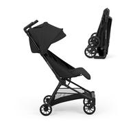 Ickle Bubba Pisces Ultra-Compact Stroller - Lightweight Travel Pushchair & Compact Stroller, Foldable Pushchair from Birth to 22kg, Cabin-Size, Travel Buggy with UPF50+ Hood & Ventilation Panel
