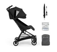 Ickle Bubba Pisces Ultra-Compact Travel Stroller (with Parasol & Carry Bag) | Lightweight & Compact Stroller, Foldable Pushchair from Birth-22kg, Cabin-Size, Travel Buggy, UPF50+ Hood & Ventilation Panel