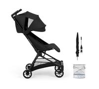 Ickle Bubba Pisces Ultra-Compact Travel Stroller (with Parasol) | Lightweight & Compact Stroller, Foldable Pushchair from Birth-22kg, Cabin-Size, Travel Buggy, UPF50+ Hood & Ventilation Panel