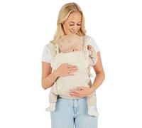 Ickle Bubba Seren Baby Carrier - for Babies 10lb to 33lb (Approx. 10 Weeks to 24 Months), Ergonomic & Lightweight, Enhanced Lumbar Support, Ideal for Hands-Free Parenting, Effortless to Put On, Stone