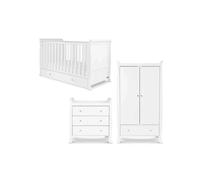 Ickle Bubba Snowdon Classic Fibre Mattress Furniture Set 3 pcs - White