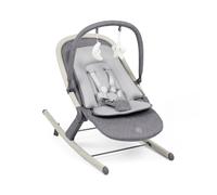 Ickle Bubba Stella Baby Rocker - Suitable from Birth to 9kg (Approx. 9 Months), Adjustable Bouncer with 3 Recline Positions, 5-Point Safety Harness, Breathable Mesh Liner, & Sensory Toys