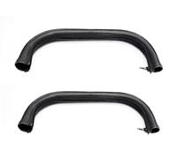 Ickle Bubba Stomp Leatherette Handle and Bumper Bar Cover Set (Black) - Compatible with Stomp V3/V4/Luxe Pushchairs