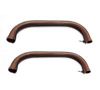 Ickle Bubba Stomp Leatherette Handle and Bumper Bar Cover Set (Tan) - Compatible with Stomp V3/V4/Luxe Pushchairs