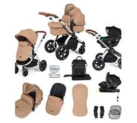 Ickle Bubba Stomp Luxe all-in-one Travel System Silver/Desert/Tan/ Pack Size 1