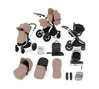 Ickle Bubba Stomp Luxe Travel System Nimbus Car Seat Spin ISOFIX Desert