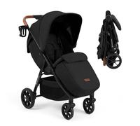 Ickle Bubba Stomp Stride Prime Stroller (Midnight) - Birth to 22kg, Extra-Large Seat, Multi-Terrain EVA Wheels, UPF 50+ Extendable Hood, Raincover, Footwarmer & Accessories