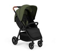 Ickle Bubba Stomp Stride Stroller - from Birth to 22kg, Extra-Large Seat, Multi-Terrain Wheels, Raincover & UPF 50+ Hood (Woodland)