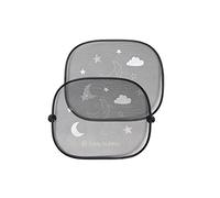 Ickle Bubba Universal Car Sun Visors - Pack of 2 Easy-Fit Shades with Suction Cups for UV Protection, Sun Glare Reduction, and Enhanced Child Comfort During Travel - Fits Most Vehicles