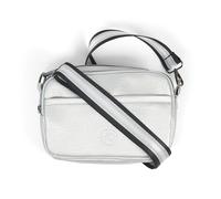 Ickle Bubba Vega Luxury Cross-Body Changing Bag - Limited Edition Chrome Collection Nappy Bag with Changing Mat, Insulated Bottle Holder, 4 Storage Pockets & Adjustable Strap