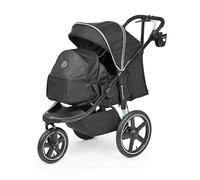 Ickle Bubba Venus Jogger Pro Prime Stroller (Midnight) - 3-Wheel All-Terrain Stroller (Birth-22kg) with Waterproof Hood, Footwarmer, Newborn Cocoon, Cup Holder, Organiser & Self-Lock Fold