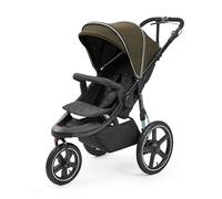 Ickle Bubba Venus Jogger Pro Pushchair, 3 Wheel All Terrain Jogging Pushchair, Running Buggy Stroller, Air Filled Tyres, Rear Suspension, Handlebar Brake, UPF50+ Hood, from Birth to 22kg (Woodland)